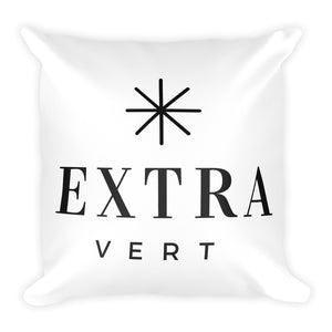 Extravert / Introvert - Square Pillow